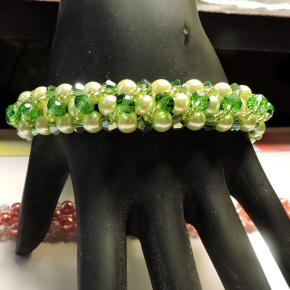 Sparkling Bracelets with bead clasp .. SB4 - Picture 13 of 16